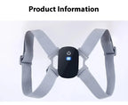 2026 New Smart Posture Corrector Rechargeable Back Brace 8 Shape Vibration Reminder 400mAh Battery for Work Study Office Home