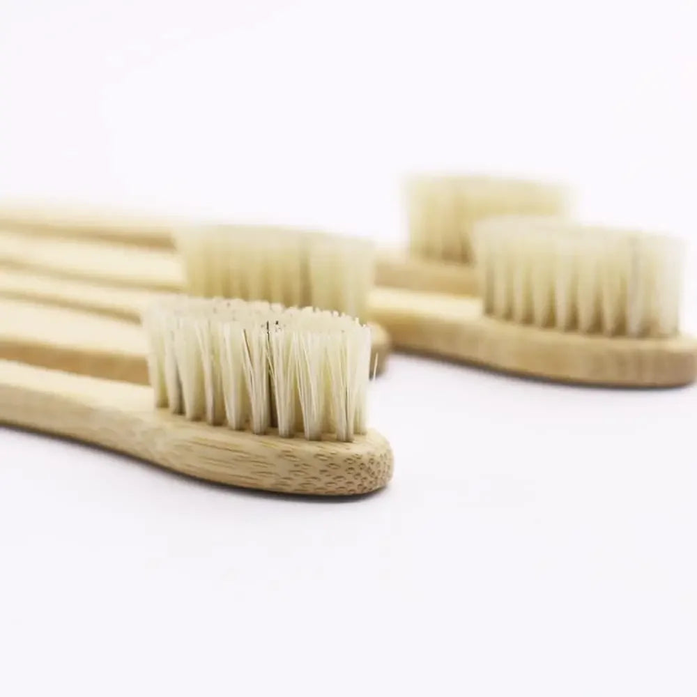 biodegradable bamboo toothbrush set
