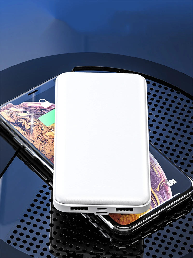 Slim Power Bank 20000mAh 5V 2A Portable Charger for Heated Vest Jacket Power Bank for Xiaomi Mi iPhone Air Conditioning Clothing