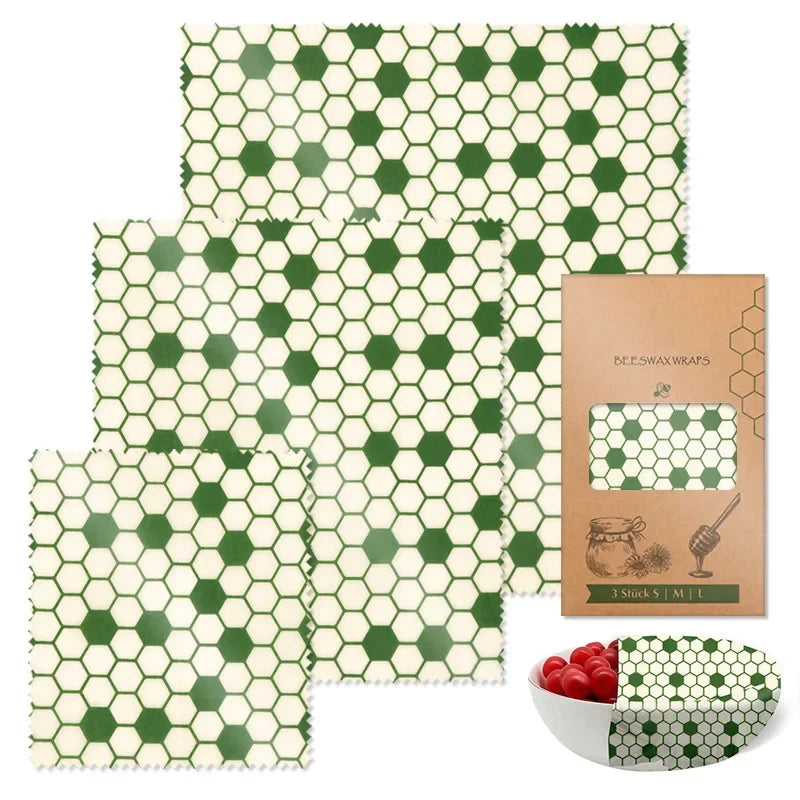 reusable beeswax food wraps