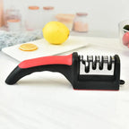 4-Stage Handheld Knife Sharpener Whetstone Stone Professional Chef Meat Cleaver Scissors Camping BBQ Home Kitchen Accessories