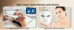 Hello Face LED Face Mask Light Therapy Red, Blue & Infrared Light Facial Skin Care Device with Eye Protection