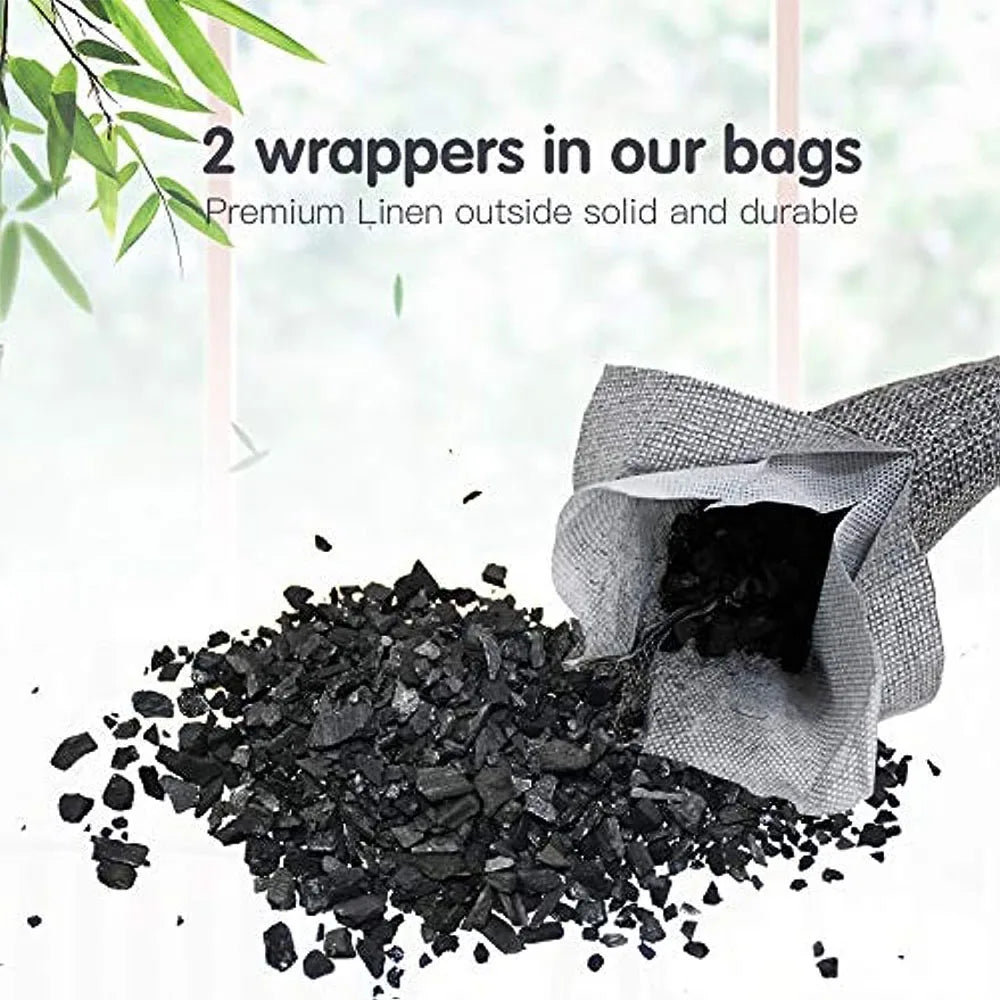 Bamboo Charcoal Bags – 10 pack front view