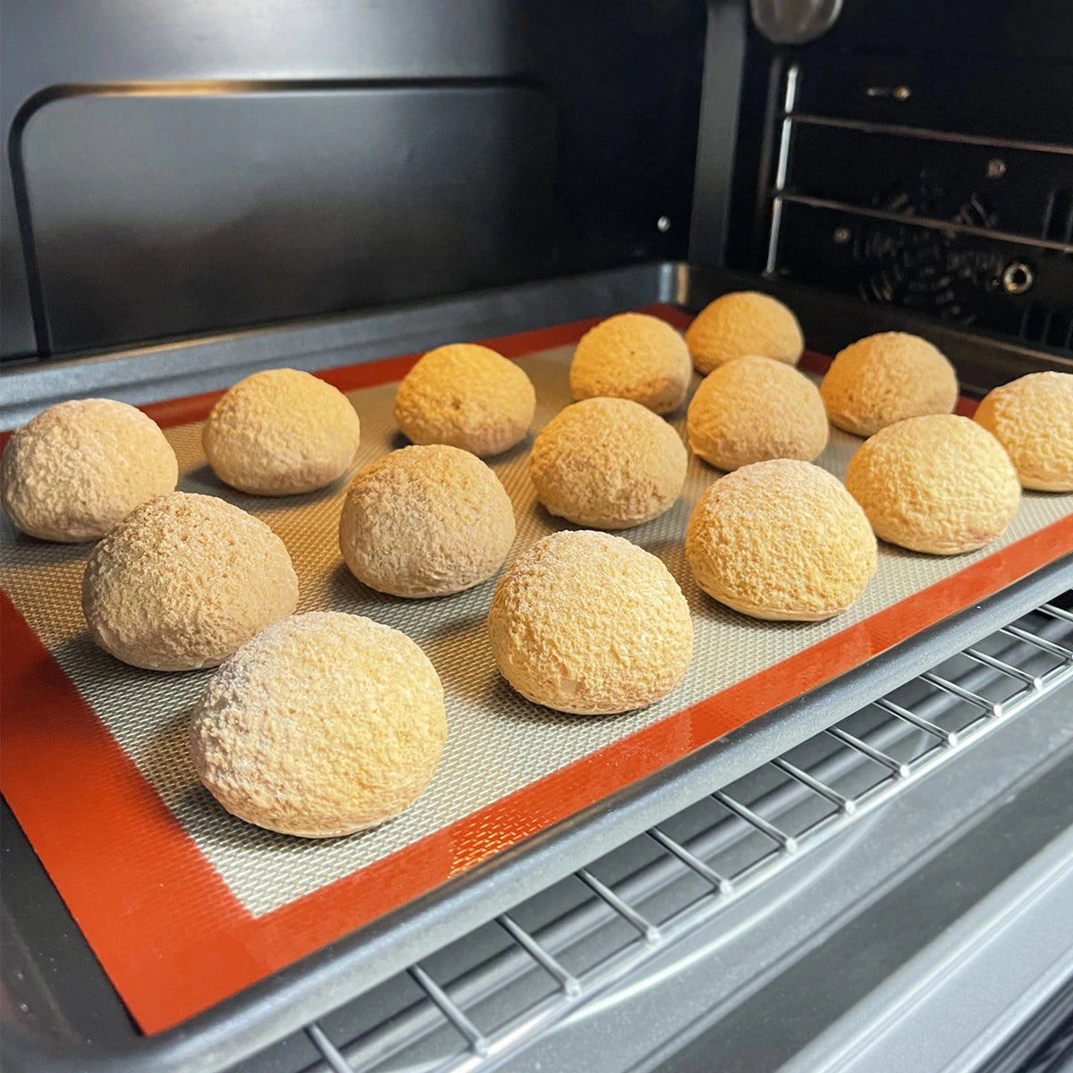 2PCS Silicone Baking Mats for Oven, Reusable, Non Stick & Heat Resistant Bakeware Sheets, for Cookie, Macaron, Bread, Pastry Mat