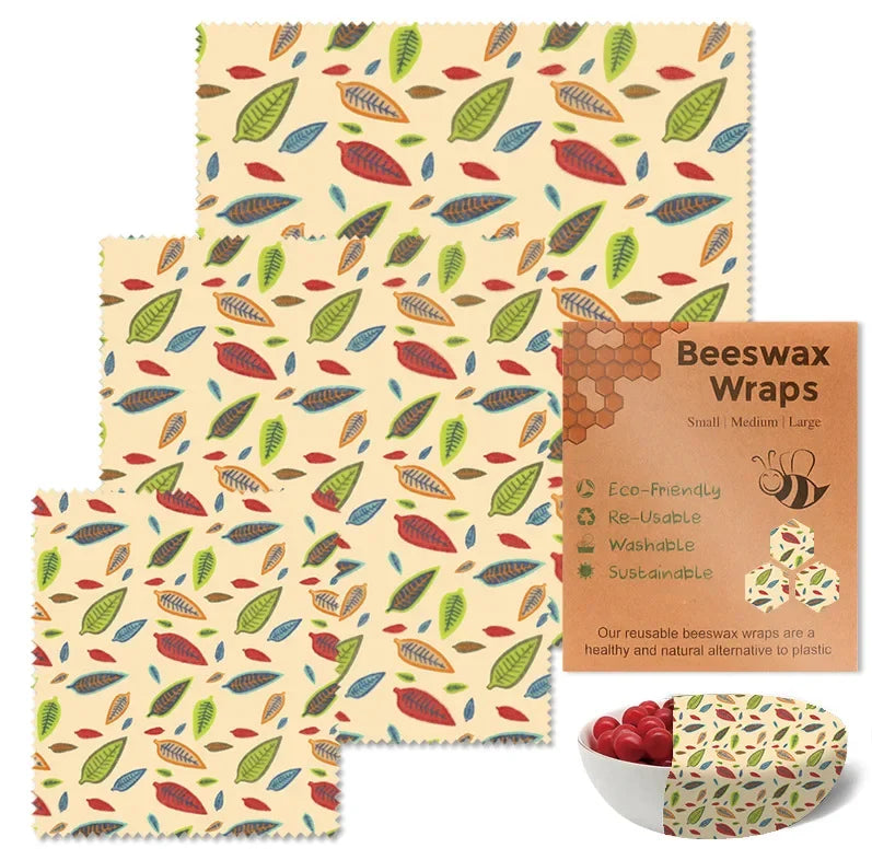 reusable beeswax food wraps