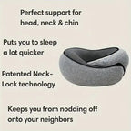 Memory Foam Travel Neck Pillow U-shaped Pillow Snail Style Travel Neck Support Portable Adjustable Soft Noon Break Sleep Pillows