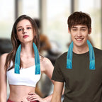 1Pcs Cooling Neck Wraps - Cooling Towels with Ice Polymer, Soft Breathable Neck Coolers for Summer Heat Sports Gym Workout Men