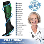 Compression Socks Running Sports Socks Medical Nursing 20-30mmhg for Flight Travel Pregnancy Edema Diabetes Varicose Veins Socks