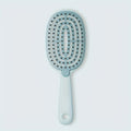 Quick Easy Clean Detangler Hairbrush - Retractable Comb with Self-Cleaning Nylon Bristles, Gentle Detangling & Hair Removal