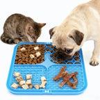 Pet Lick Silicone Mat Slow Feeder Dog Food Plate Bathing Distraction Sucker Training Feeder for Dogs Kitchen Supplies