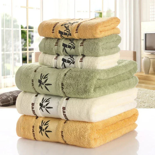 Bamboo Fiber Towels – folded bath towels