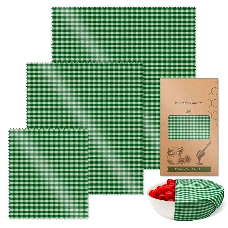 reusable beeswax food wraps