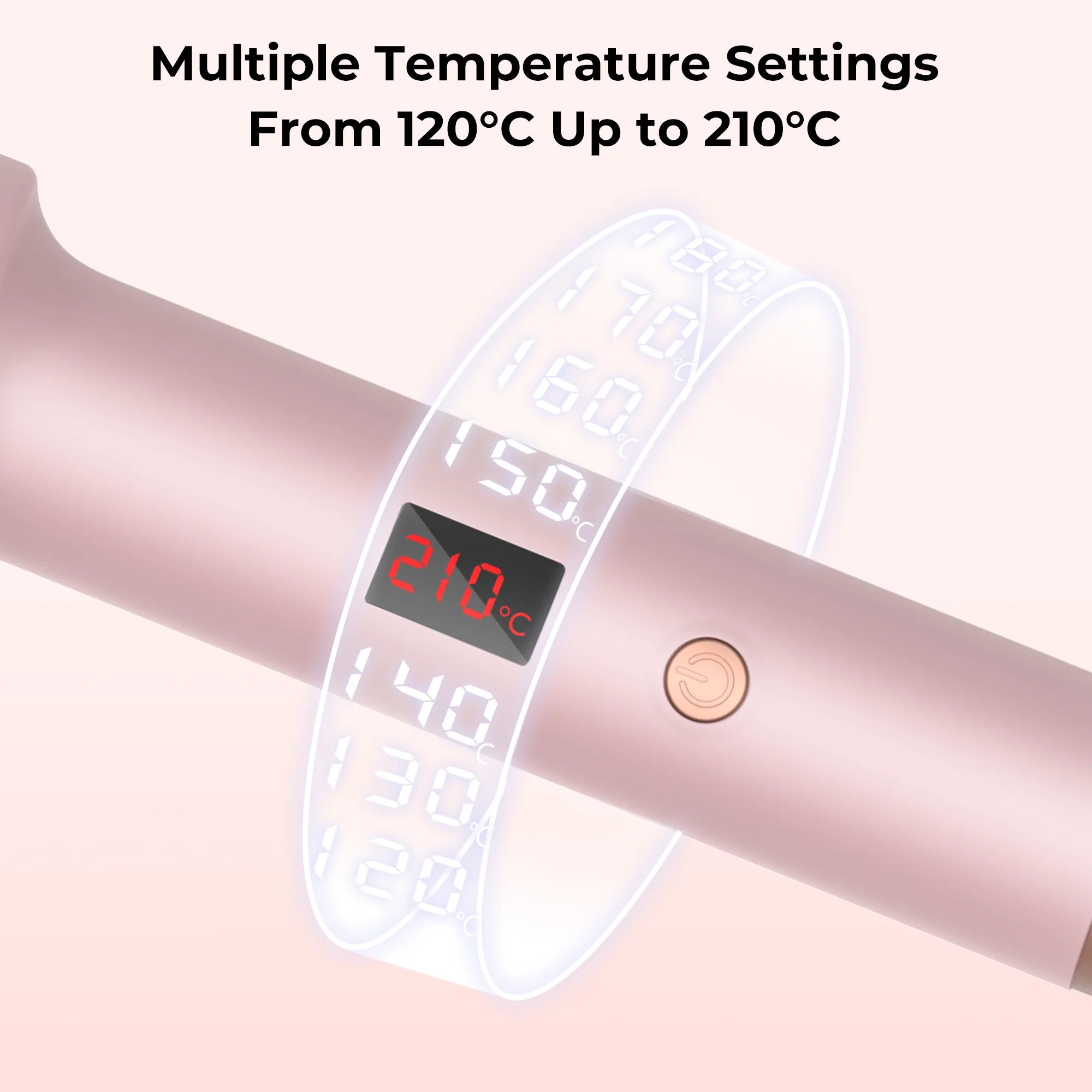 Heated Round Brush 1.5 Inch Thermal Brush Heating Curling Iron Brush Volumizing Brush Ceramic Curling Comb Travel Curling Iron