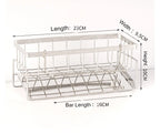 Sink Cleaning Tools Storage Rack Kitchen Multifunctional Stainless Steel Drain Rack for Sponge Cleanser Organizer Rag Hanger