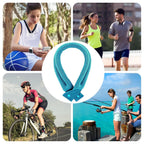 1Pcs Cooling Neck Wraps - Cooling Towels with Ice Polymer, Soft Breathable Neck Coolers for Summer Heat Sports Gym Workout Men