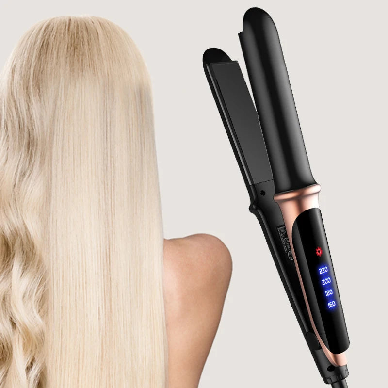 Flat Iron Hair Straightener 2 In 1 Professional Hair Straightener Hair Iron Curling Straightening Irons