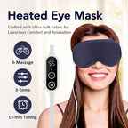 USB Eye Massager Heated Eye Shade Relieve Eye Fatiuge Remove Dark Circles Hot Eye Cover for Night Sleep Travel Office Eye Mask