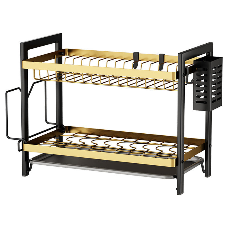 Double-layer Tableware Rack