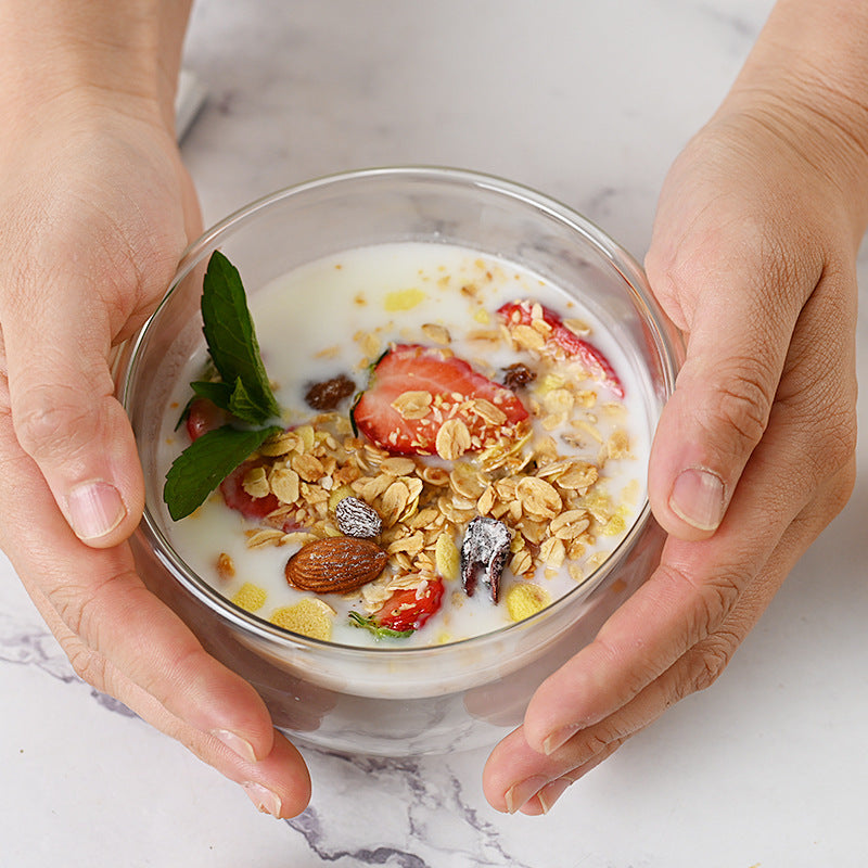 Japanese Double-layer Glass Bowl