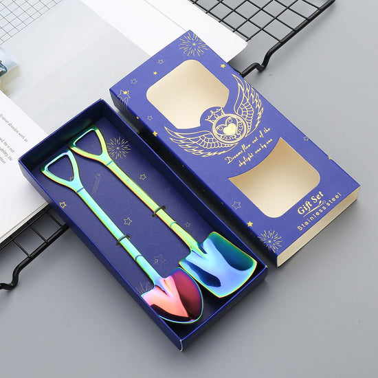 Creative Retro Shovel Coffee Spoon