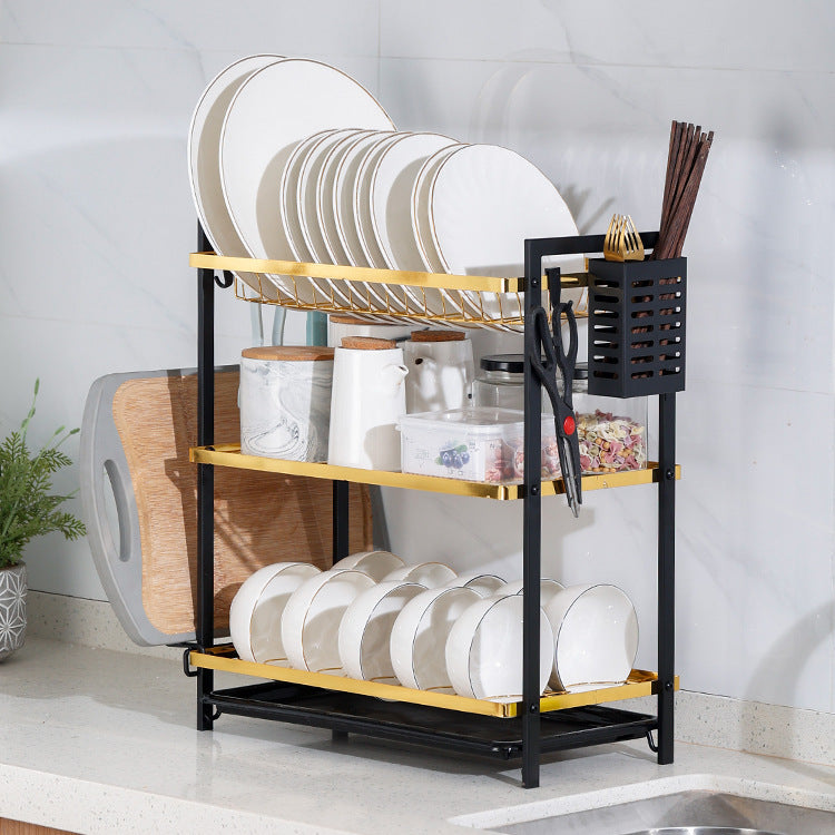 Double-layer Tableware Rack