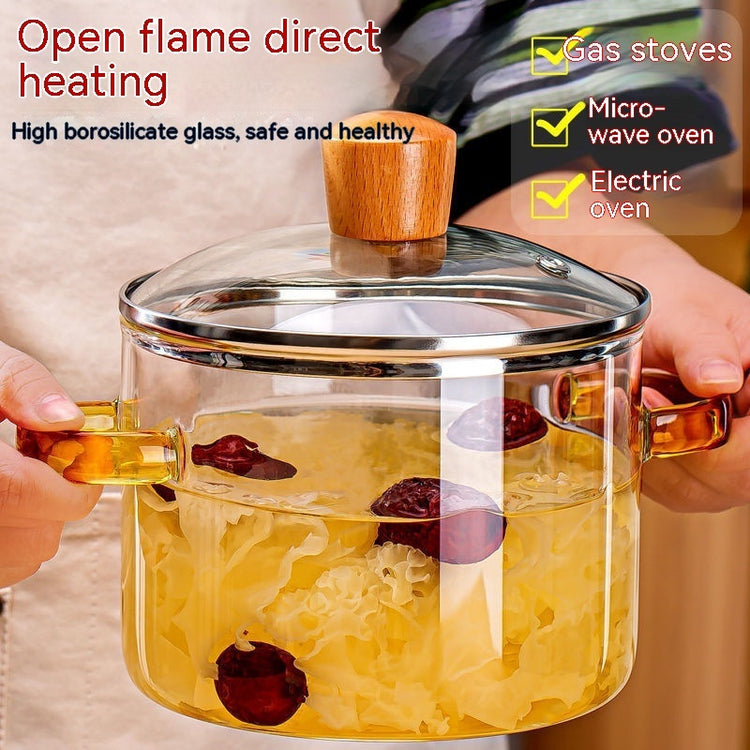  Transparent Glass Pot